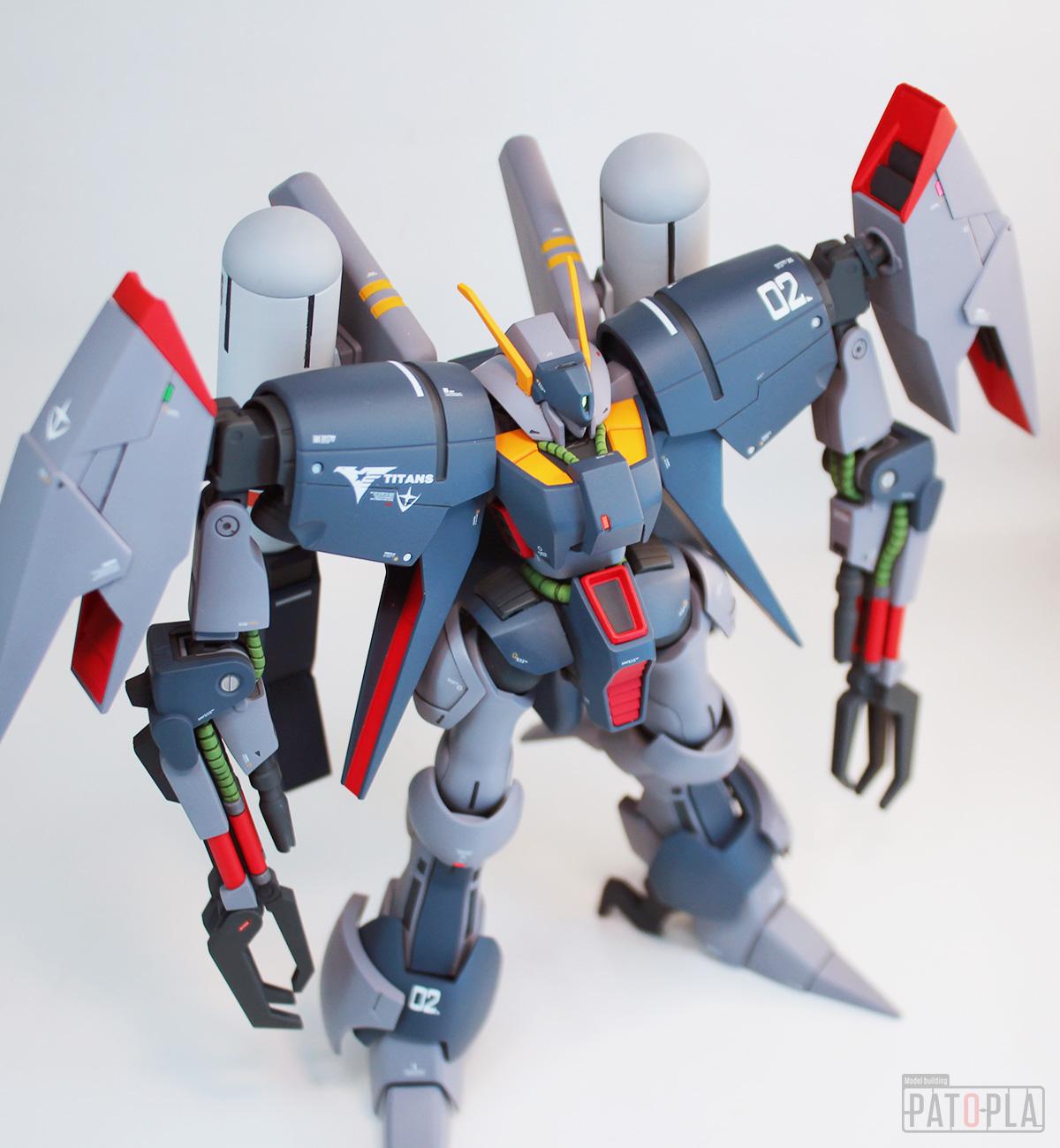 HGUC 1/144 バイアラン・カスタム （マウアー機） 改修・全塗装製作