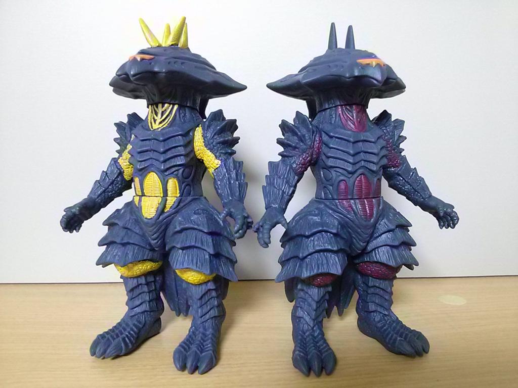 超今更だけど、ウルトラ怪獣500ソフビのプチリペ&プチ改造が終了