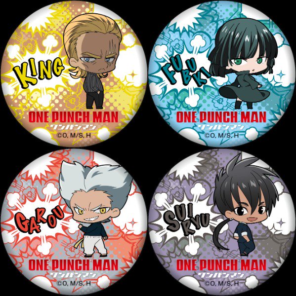 4/17（水）「ワンパンマン みかえり缶バッジ」が発売！サイタマ