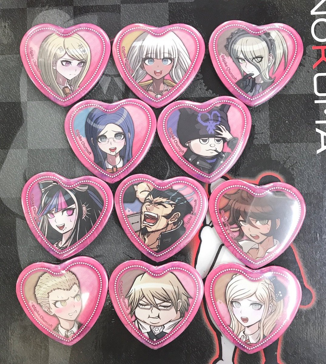 ☆入荷情報☆ ダンガンロンパ ・ナンジャタウン テレ顔ハート缶バッジ