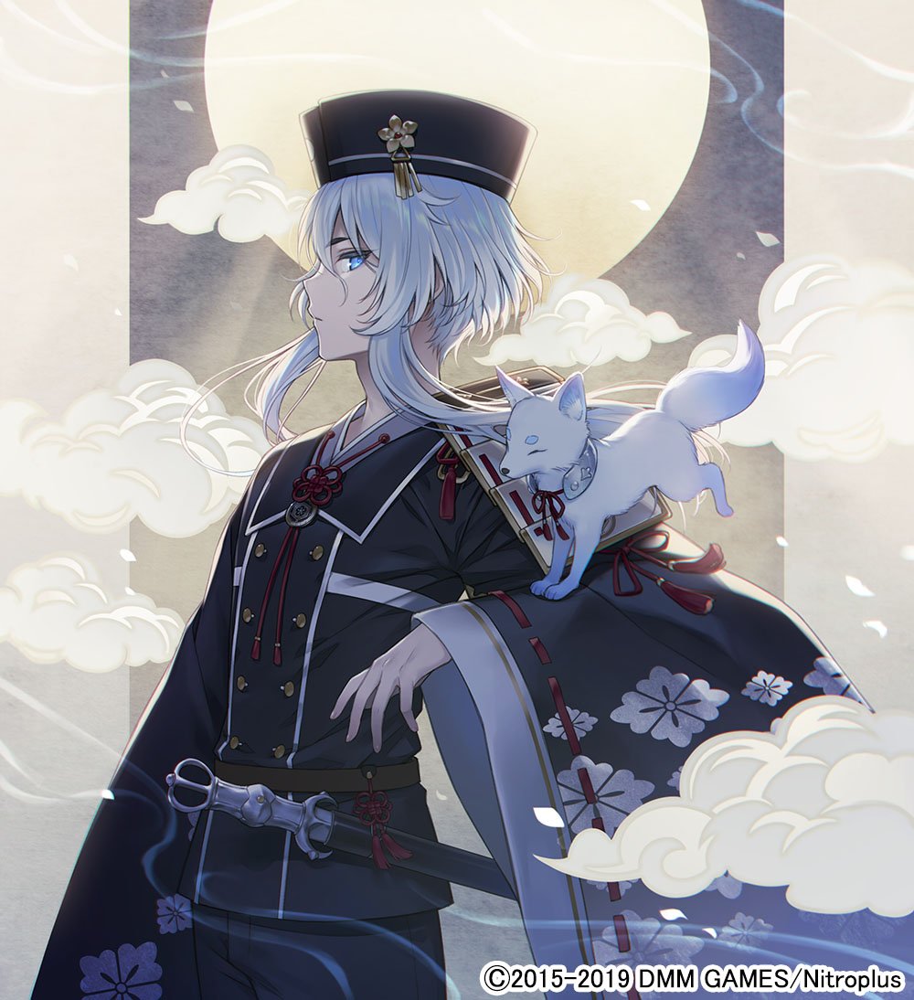 白山吉光のキャラクターデザインを担当いただきました、猫缶まっしぐら