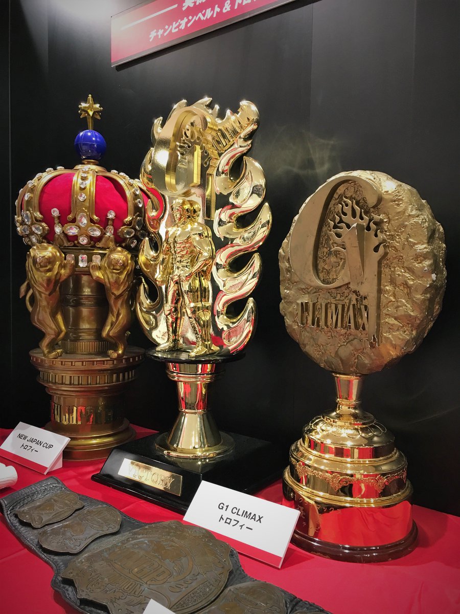 新日本プロレス展】展示しておりましたWORLD TAG LEAGUEの優勝