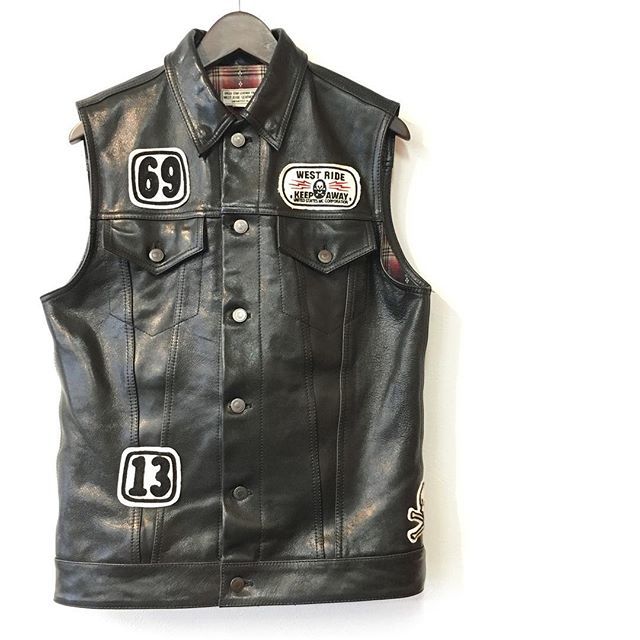 WEST RIDE（#ウエストライド）ゴートレザーベスト“DEAN VEST