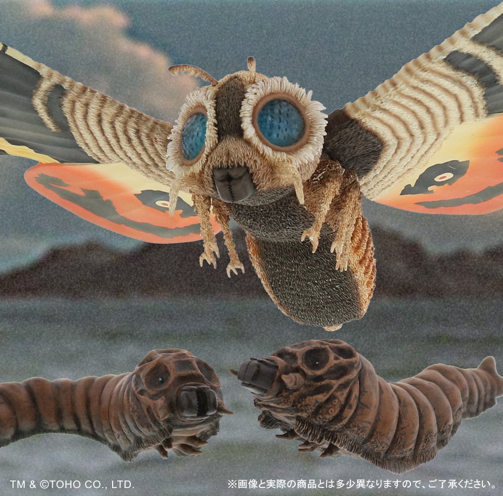 新品 少年リック モスラ 幼虫 1961 エクスプラス 東宝30センチ ゴジラ