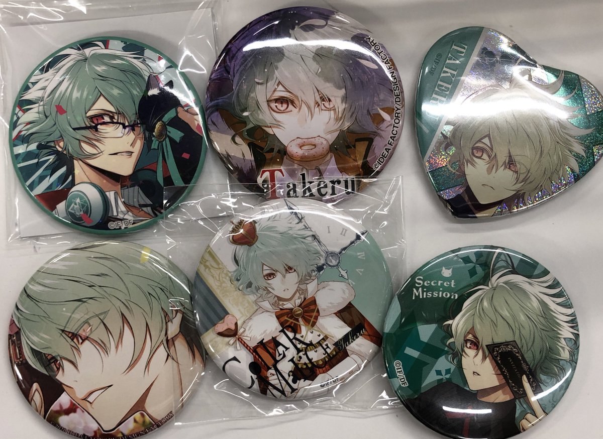 カラマリ 缶バッジ カラマリ 缶バッジ 笹塚尊 5点セット カラマリ 缶