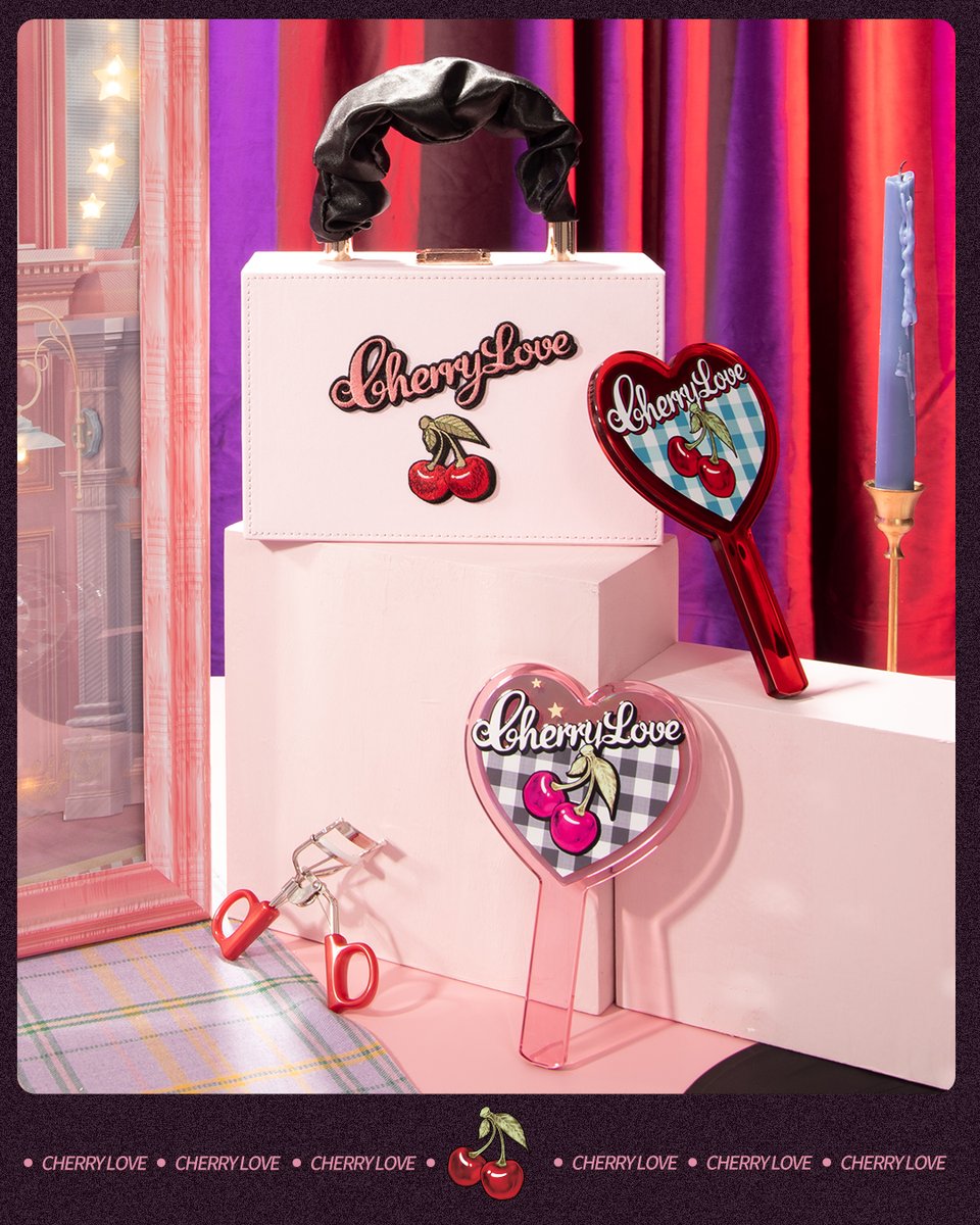 フラワーノーズ #CherryLoveシリーズ メイクBOX大公開！ レトロ