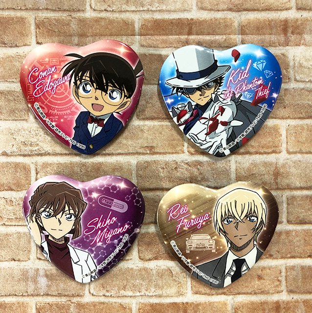 名探偵コナン コナンプラザ ハート缶バッジ 宮野志保 シェリー 灰原哀