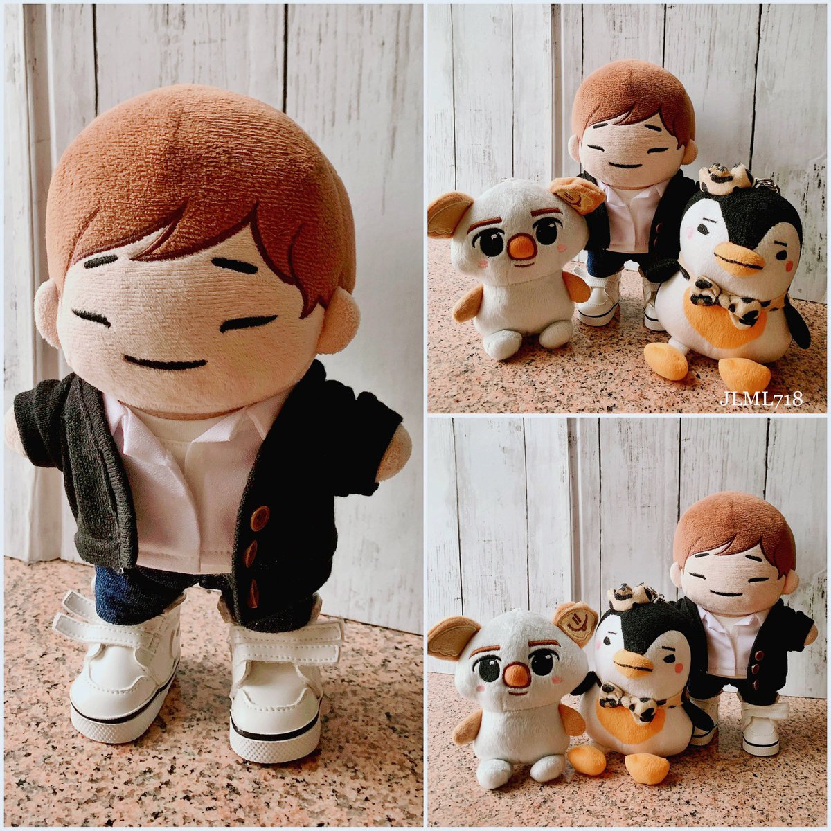 2PM JUNHO ドール（20cm / 15cm） と洋服たくさん キャラクター ドール