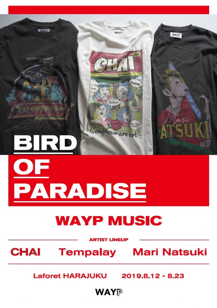 タグ付未使用品】Tempalay ラフォーレコラボTシャツ Mサイズ タグ付未