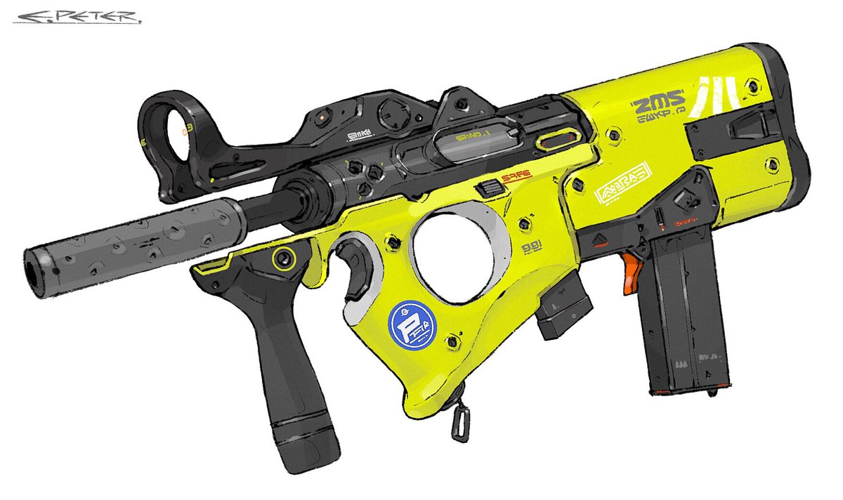 かわいい銃の絵描いたヨ〜〜 」|エヲカクペーターのイラスト