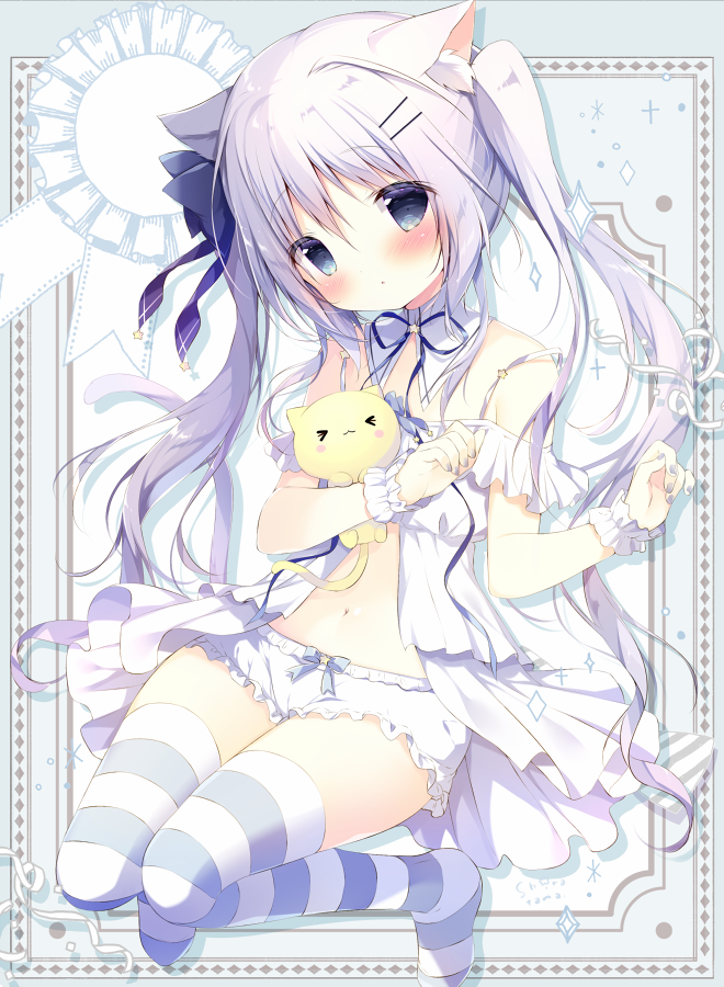 星とリボンとつららちゃん✨ #オリジナル