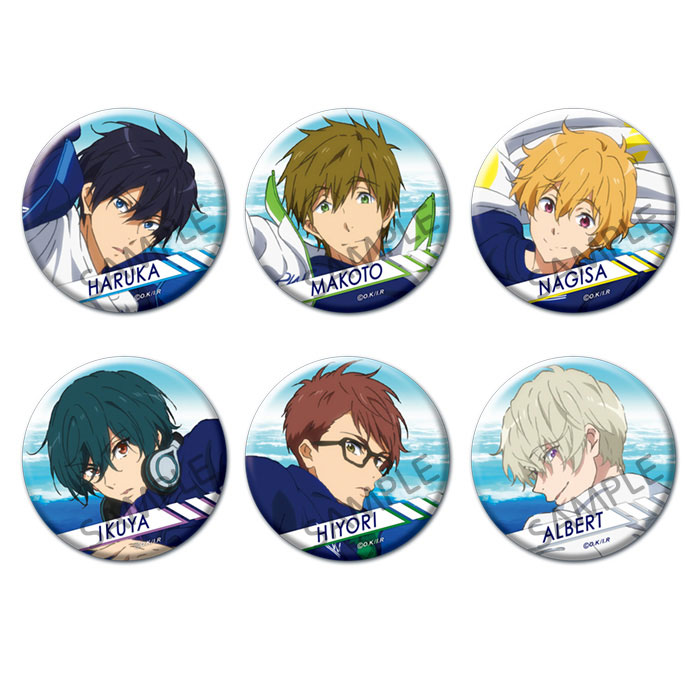 Free!RW】 「缶バッジコレクション【A】」再入荷しました！ 描き下ろし