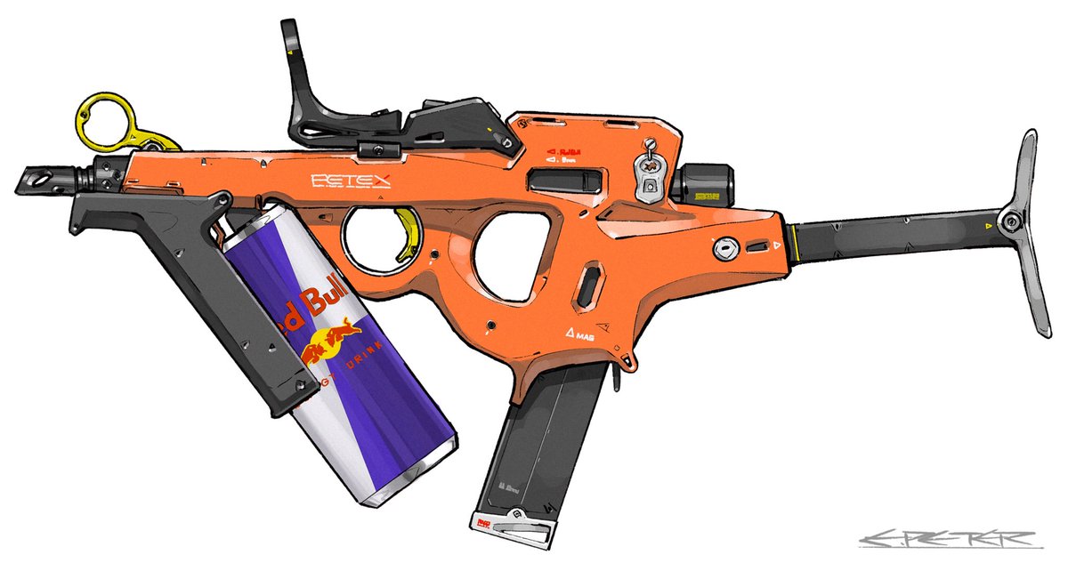 Post by 絵を描くPETER＠ガンダム画集通販開始！ on X: 銃の絵描いたよ〜