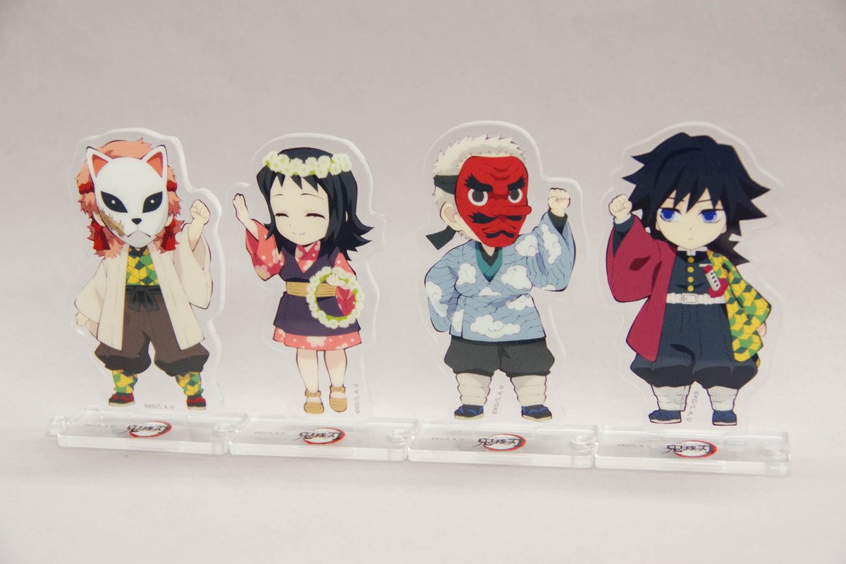 鬼滅の刃 コラボカフェ商品第四弾WEB受注】 ◇繋がるアクリルスタンド