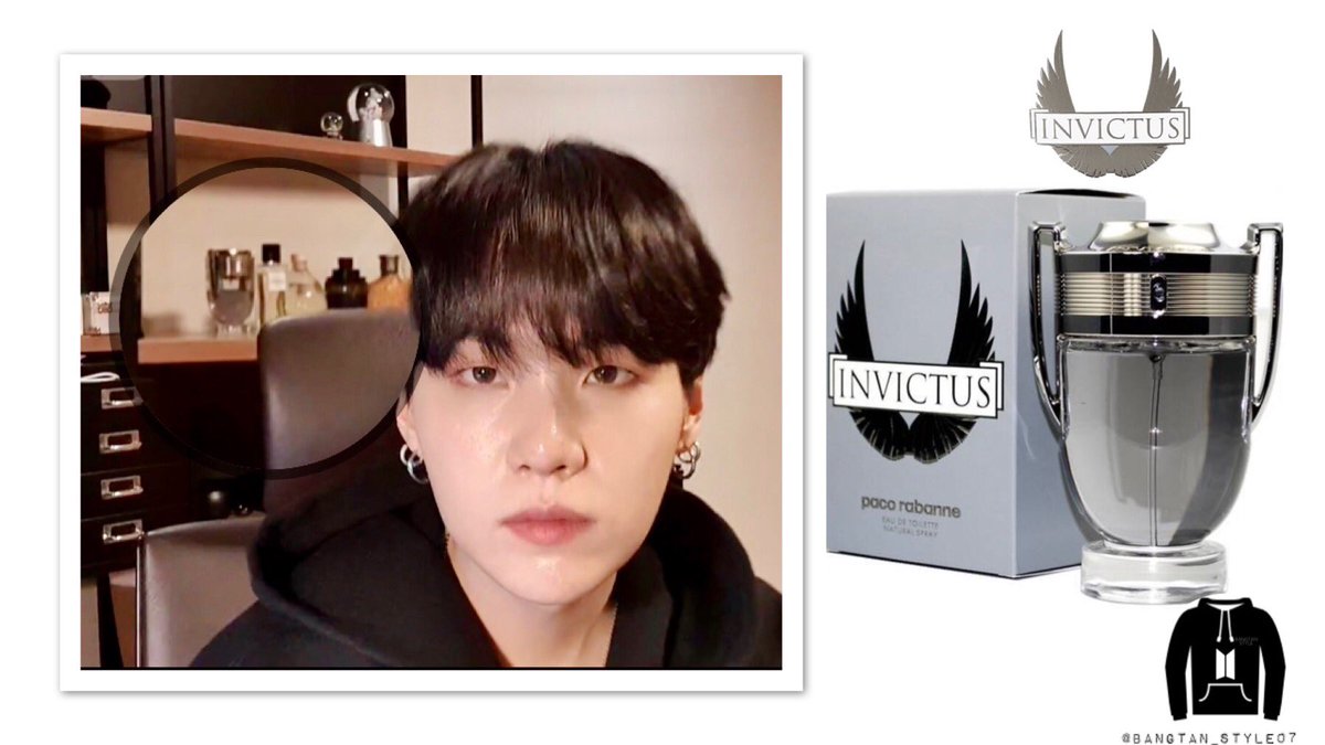 D-2 VLIVE 200528 One of the perfume bottles is Paco Rabanne