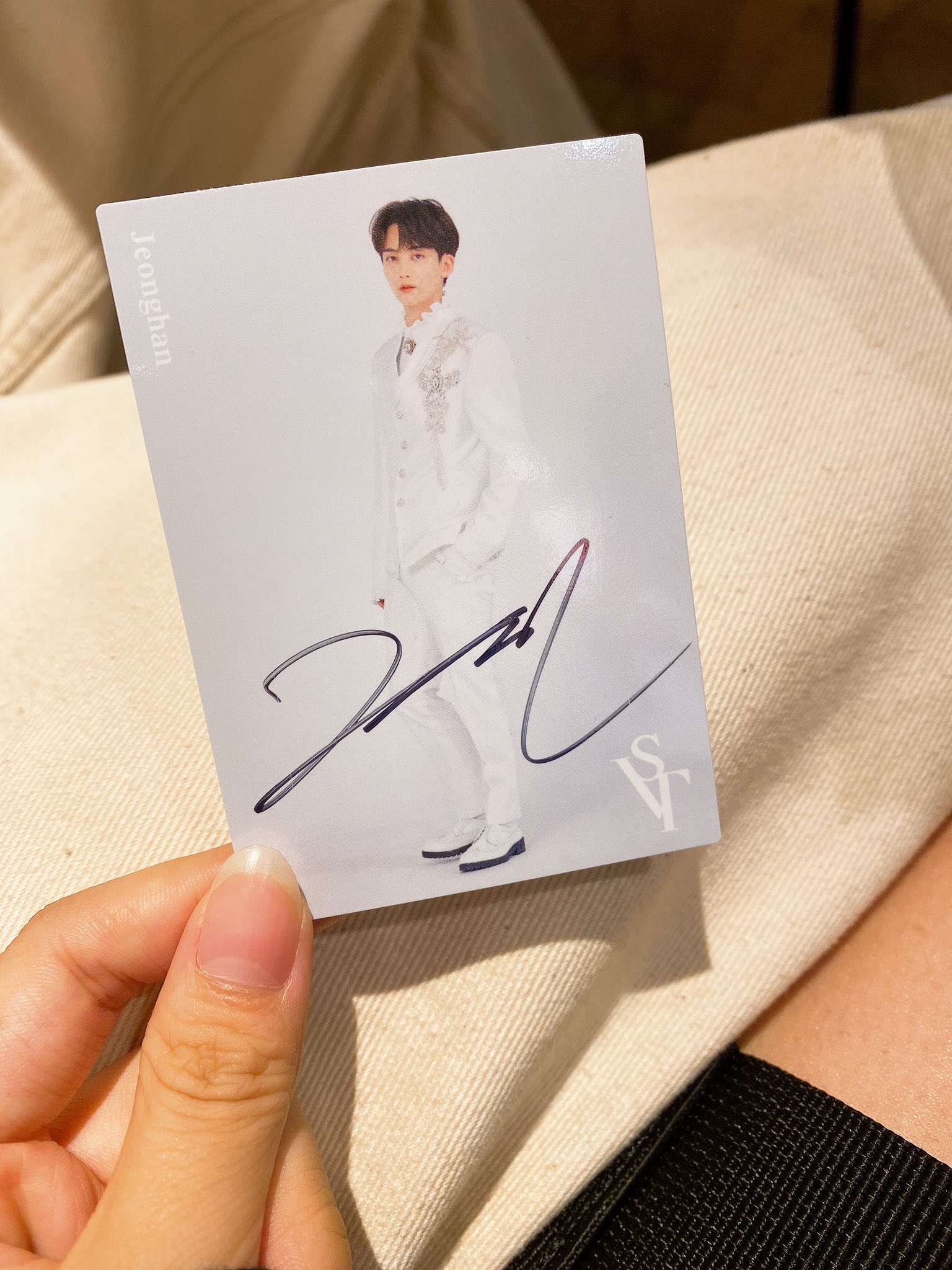 seventeen ジョンハン 直筆サイン CD SEVENTEEN セブチ ジョンハン