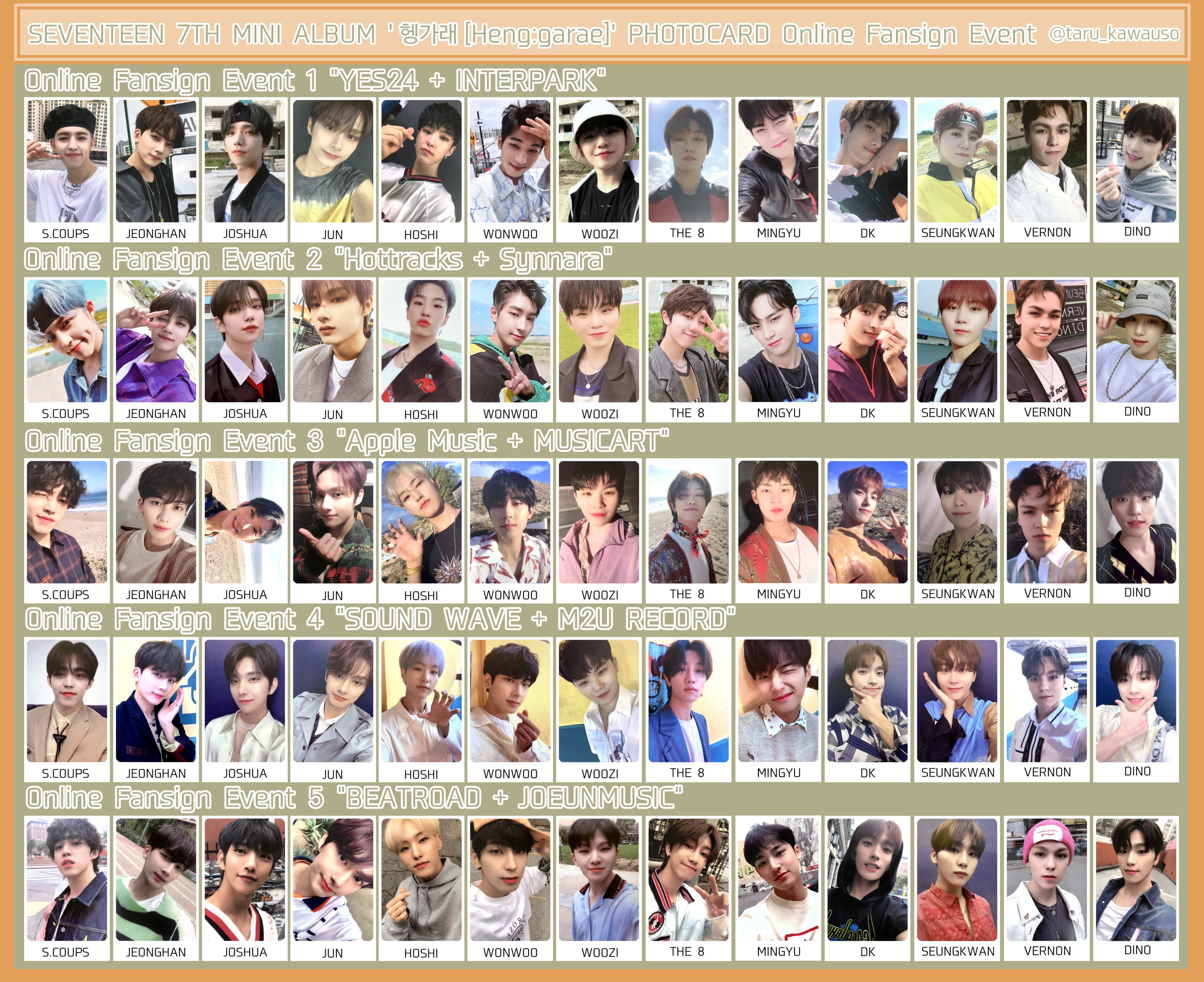 ジョンハン ヨントン トレカ ヘンガレ ジョンハン ヨントン トレカ