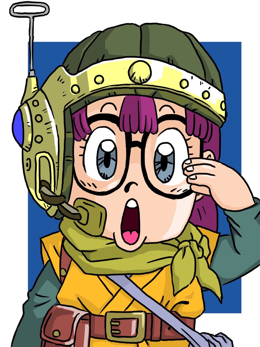 ルッカがアラレちゃんに見えてしまう #鳥山明 #アラレちゃん