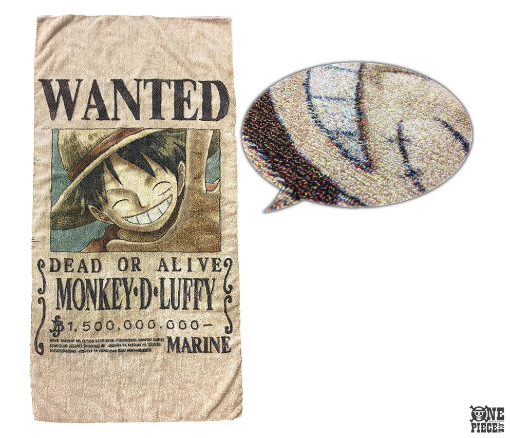 懸賞金15億ベリーのルフィ手配書を鮮やかに表現！ 高級感のある「五彩