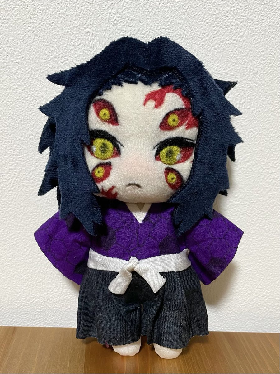 またまた黒死牟のぬいぐるみ作りました！笑 今回は15cmくらいの