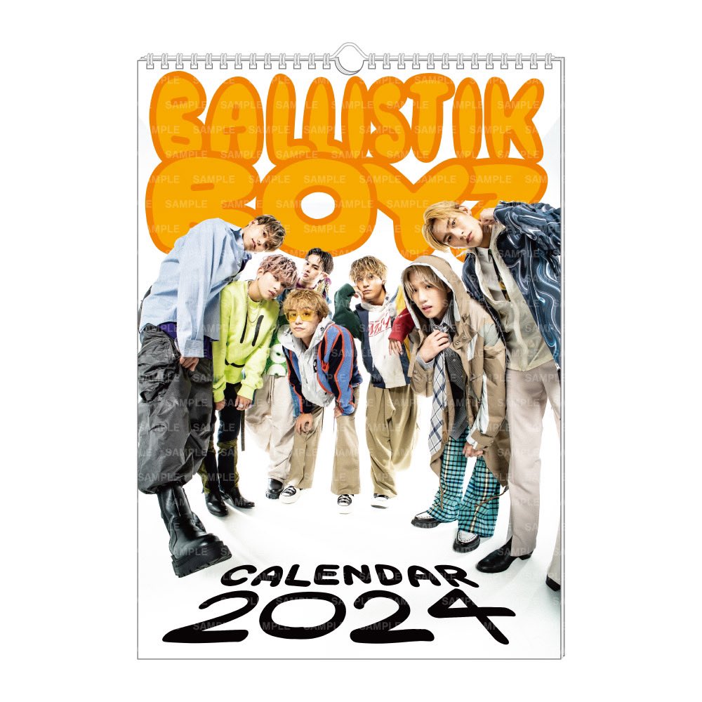 BALLISTIK BOYZ 壁掛け/卓上カレンダー」予約受付開始!! BALLISTIK