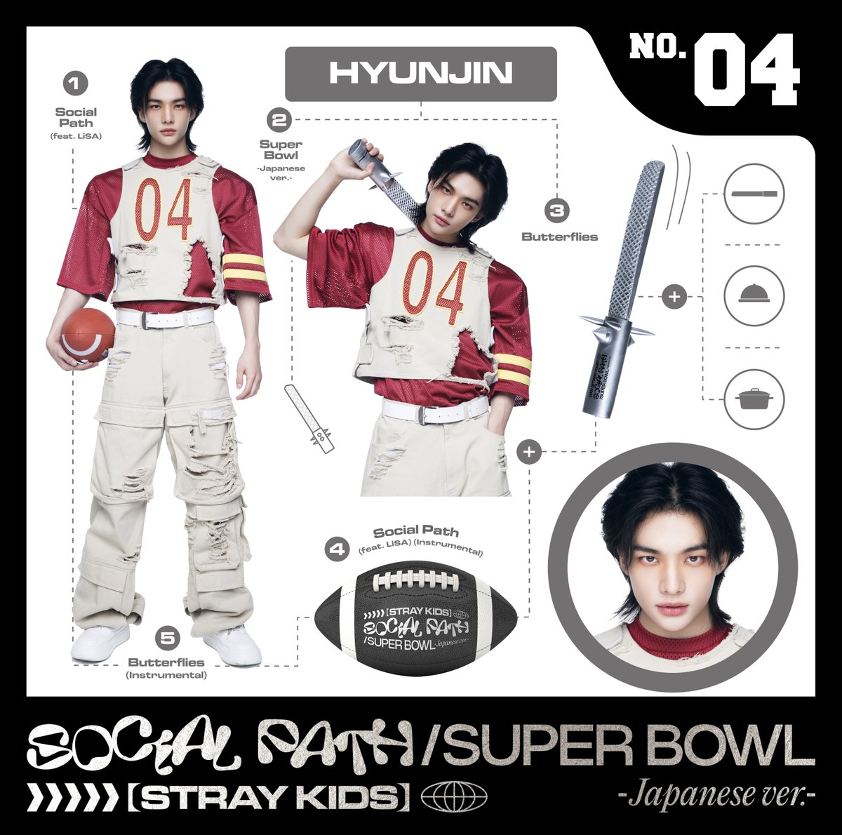 Stray Kids JAPAN 1st EP 『Social Path (feat. LiSA) / Super Bowl