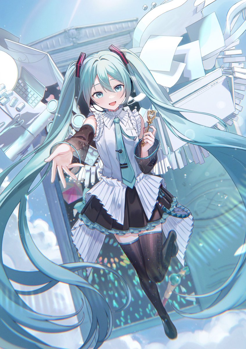 初音ミク16周年記念イラストコンテストにてこちらのイラストを「初音