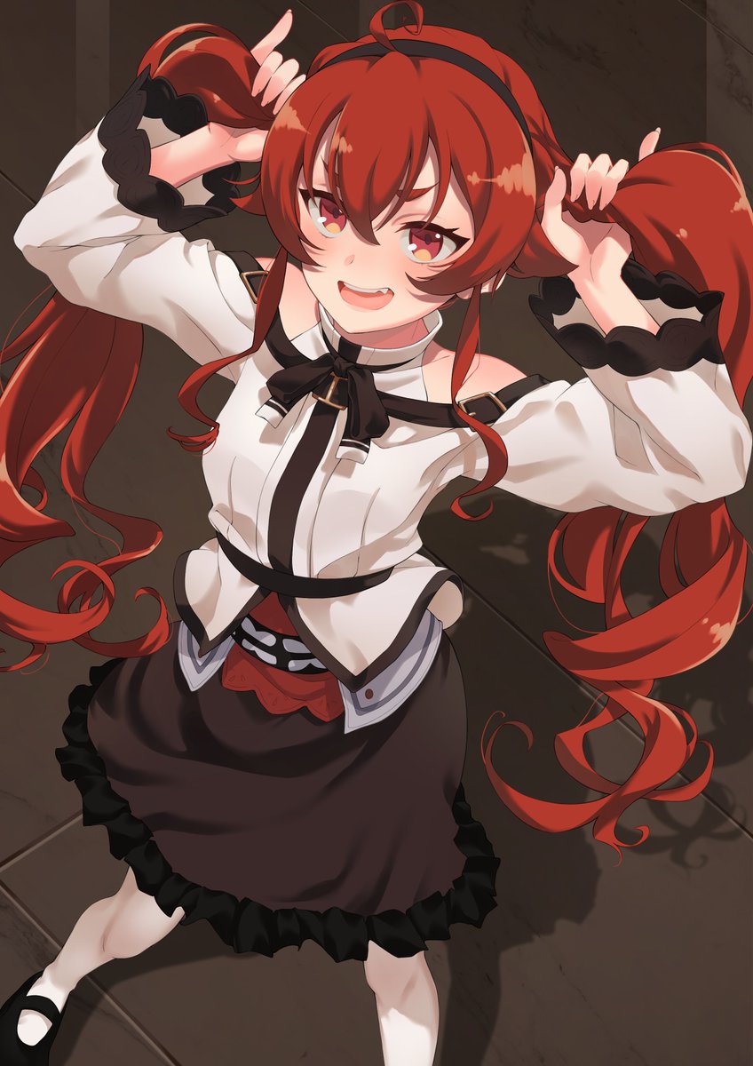 エリスに魔術を教えてくださいにゃん～！😼 #無職転生 #MushokuTensei