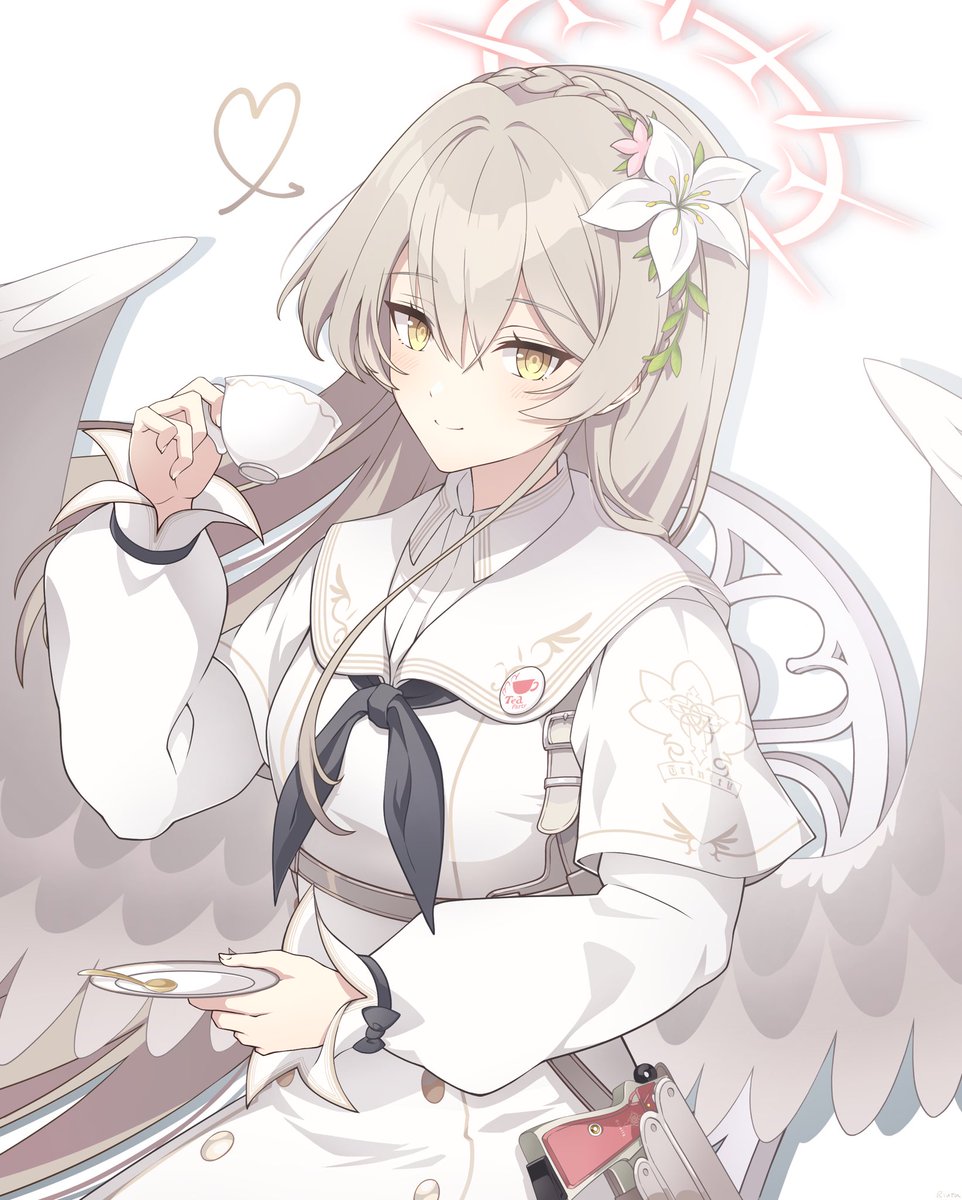 ブルーアーカイブの推しのナギサです。 セイアの実装も首を長くして