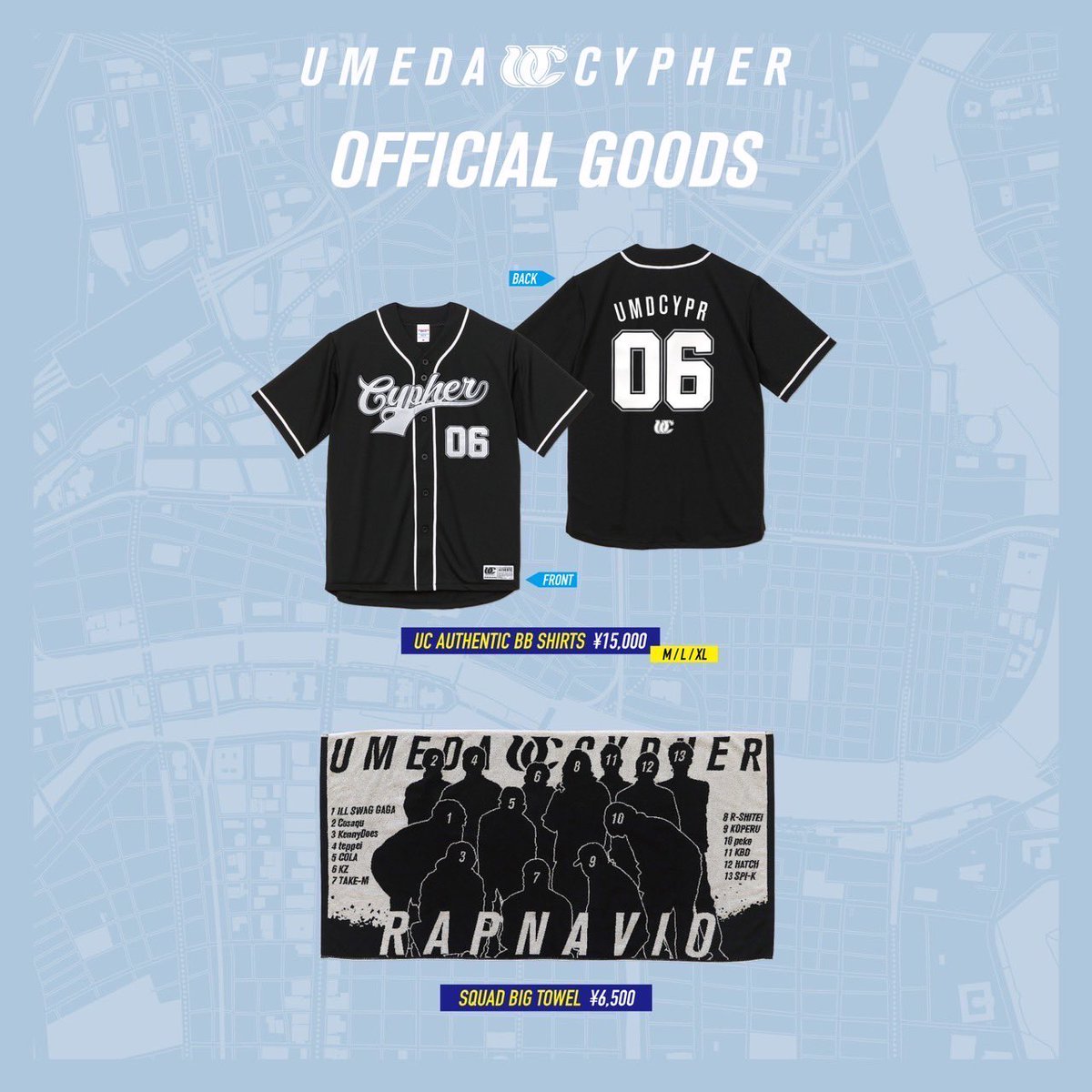 💥NEW GOODS💥 #RAPNAVIO RELEASE ONE MAN TOUR ◼︎UC AUTHENTIC BB