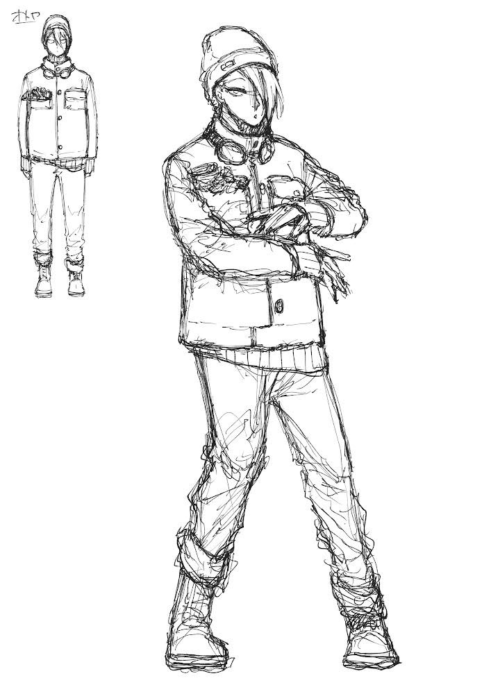 ✨私服ラフ公開✨ 乙夜 影汰(おとや えいた) #ブルーロック #ブルー