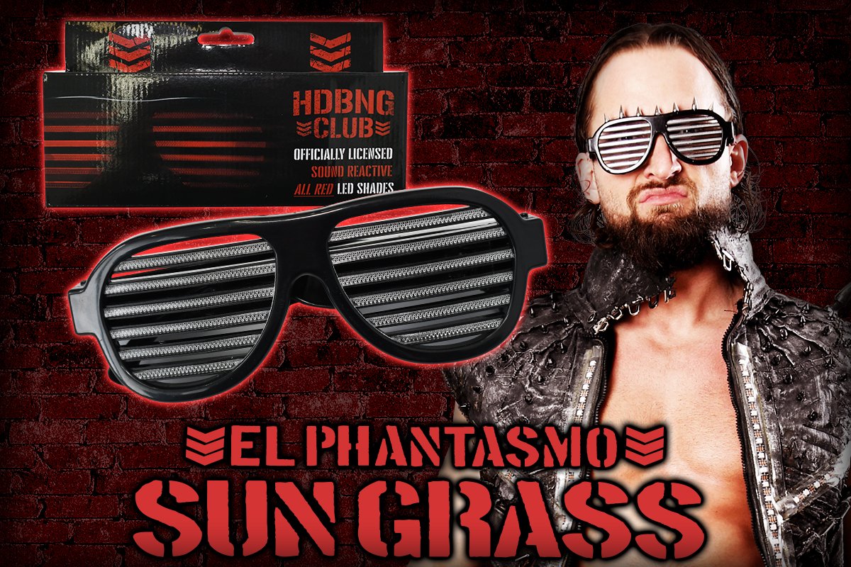 闘魂SHOP通販サイト限定！ エル・ファンタズモ選手の『応援サングラス