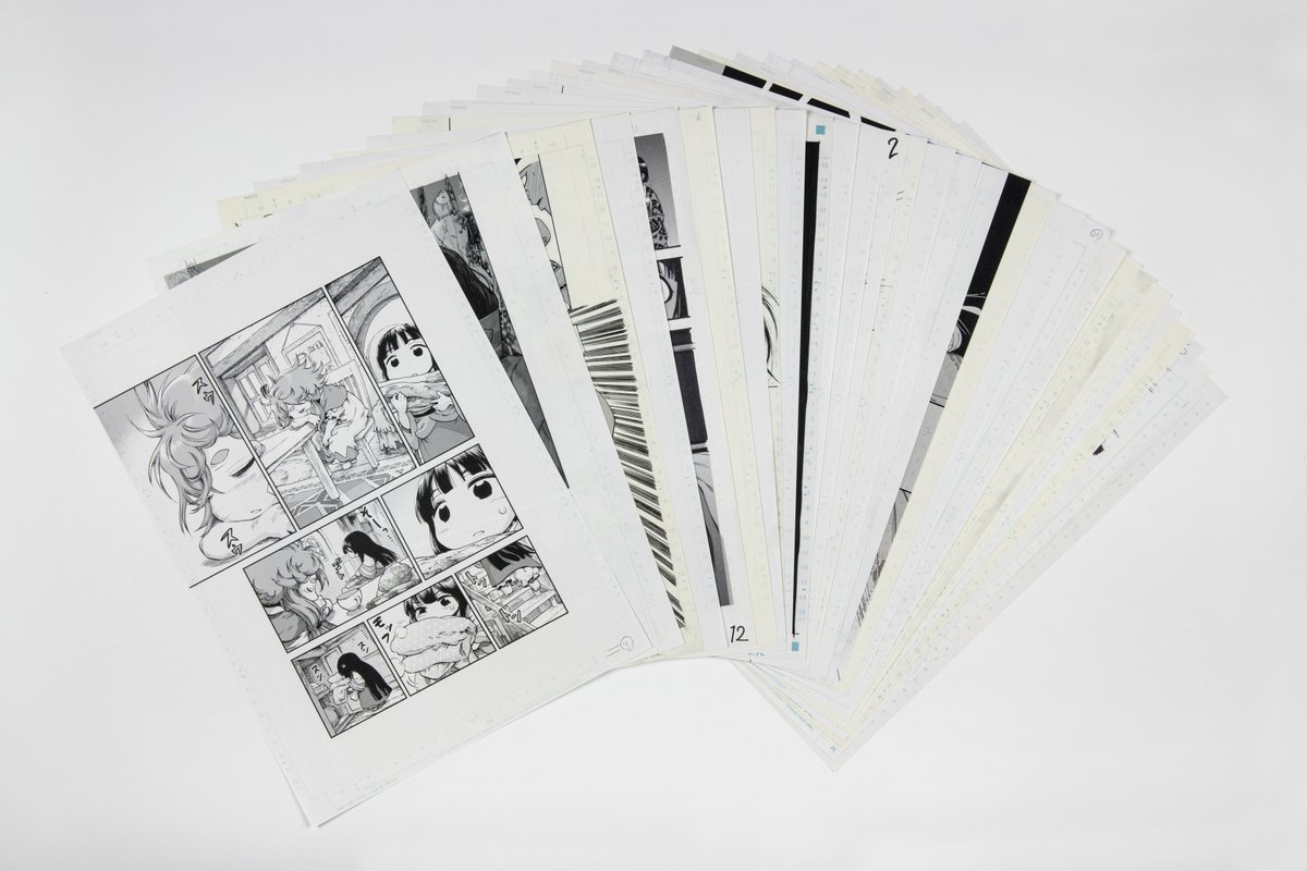 ハルタ玉稿セット」の内容は…… 細部までじっくり楽しめる複製原画30枚