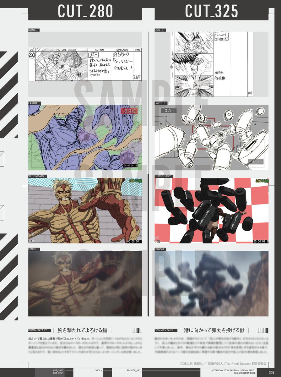 商品情報】 『進撃の巨人』The Final Season Part 1 KEY ANIMATION