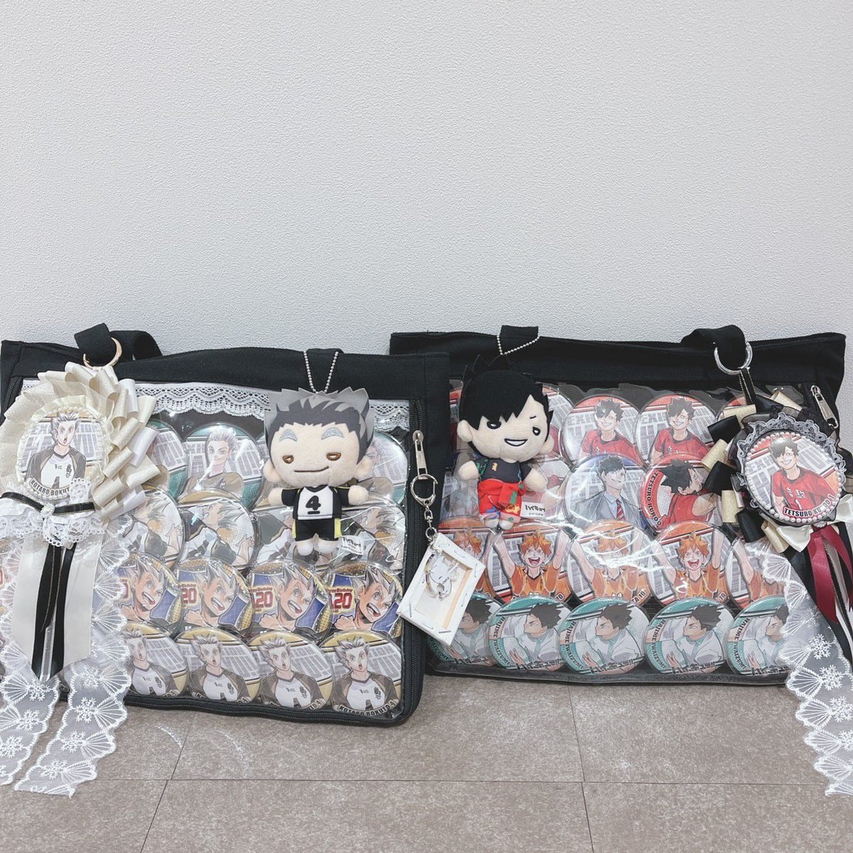 痛ば組みました！！！ #ハイキュー #黒尾鉄朗 #木兎光太郎 #ハイキュー