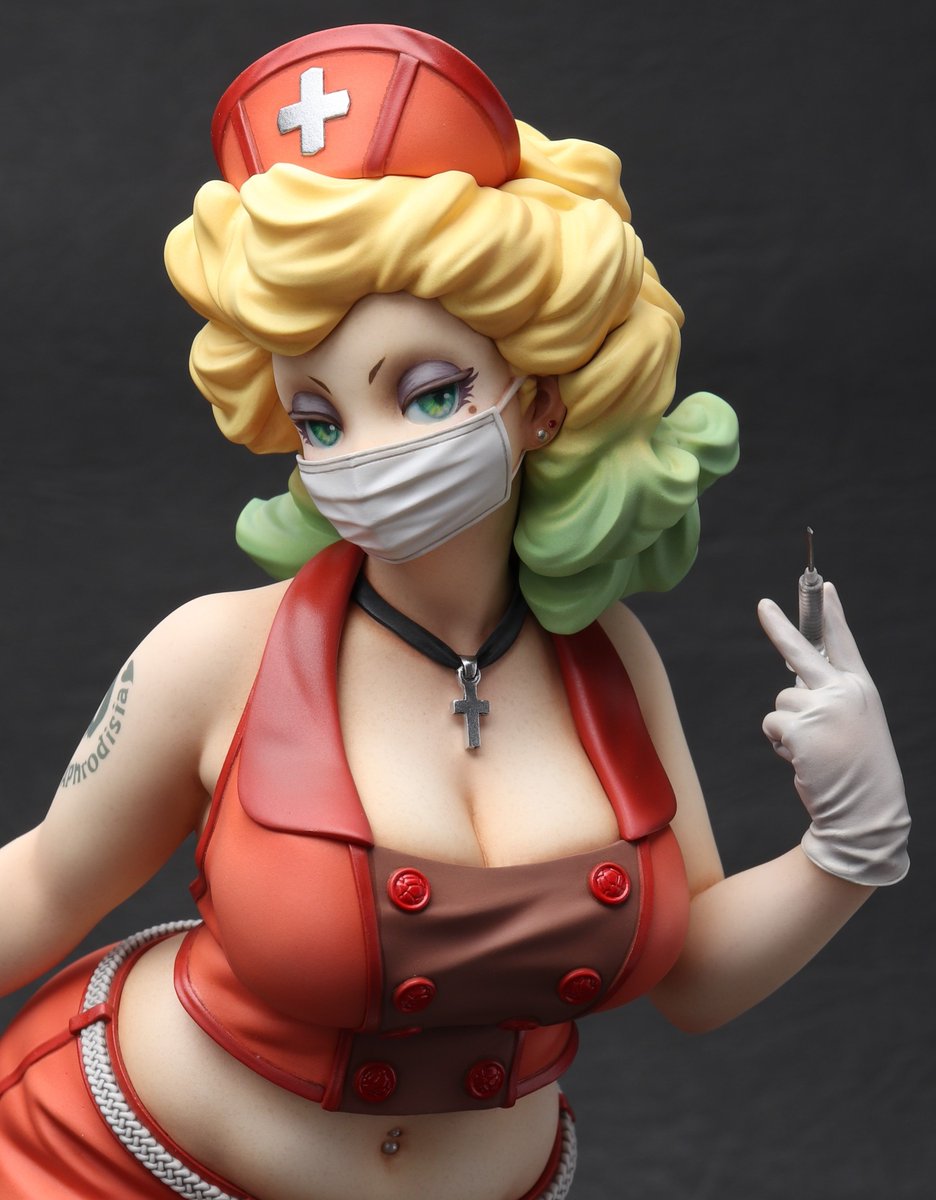 オリジナルフィギュア新作です。 「Playful Nurse」 2月にガレージ