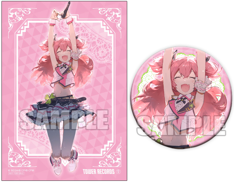 桃井愛莉 缶バッジ＋ブロマイド SEKAI ALBUMvol.2タワレコ購入特典