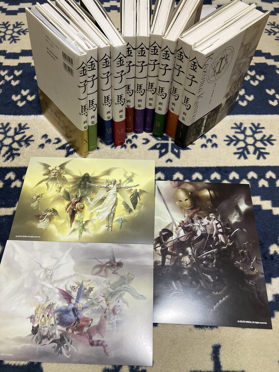 金子一馬画集全巻購入特典が来ました！ 色々大変だったと思いますが
