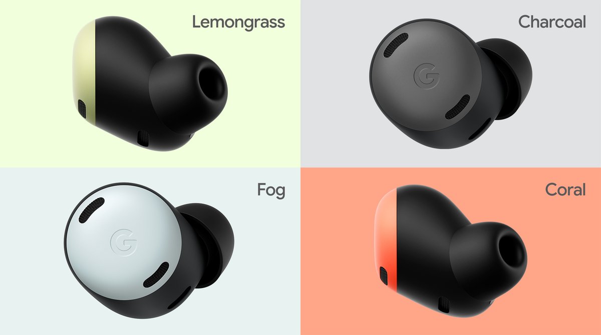 PixelBuds Pro come in four fun colors! Which one will you go with