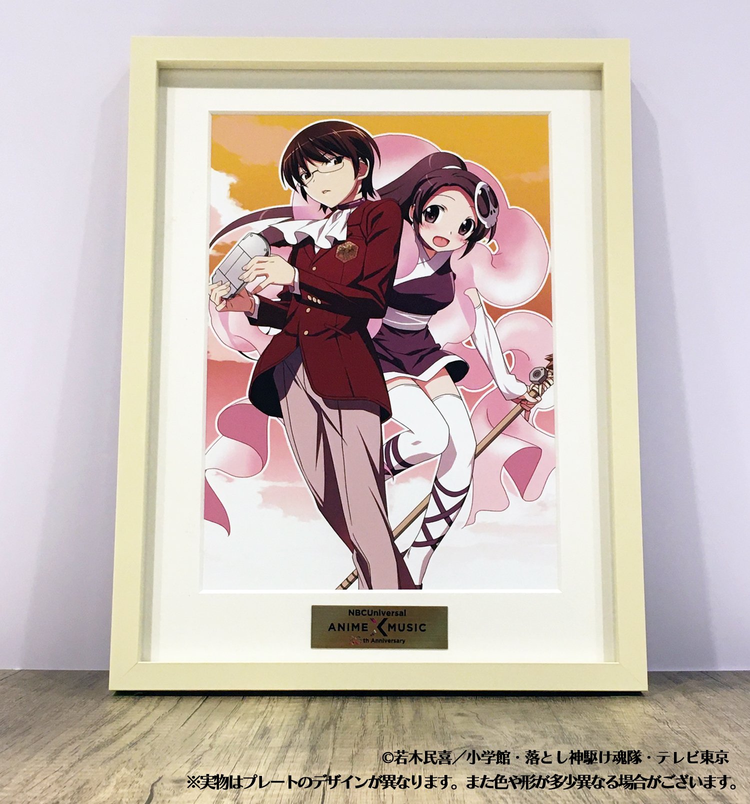 若木民喜直筆 神のみぞ知るセカイ中川かのんイラストサイン入り色紙