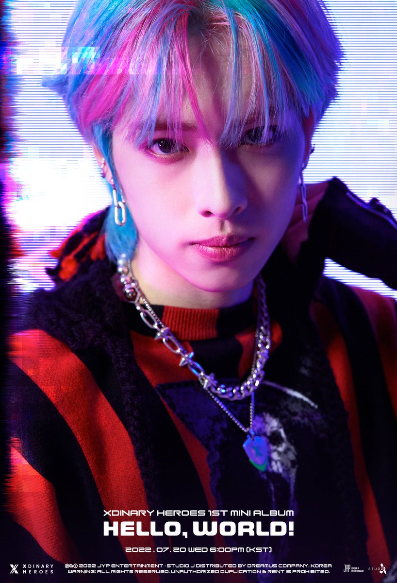 Xdinary Heroes HELLO,WORLD！ラキドロ　ガオン Xdinary Heroes <Hello, world!> Extraordinary Teaser #가온 #Gaon