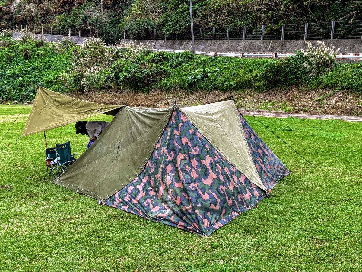 non］ノルウェー 軍幕 カモ デッドストック 美品 レア］ノルウェー 軍