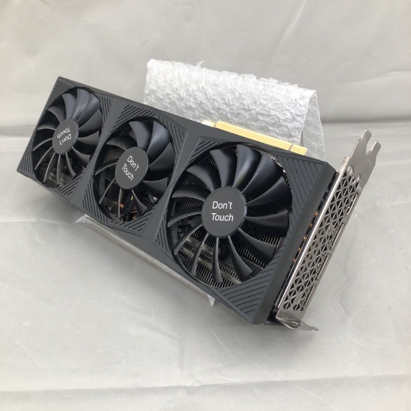 中古 ZOTAC RTX3080 10GB GDDR6X 入荷シマシタ。 Fan裏汚レアリマス