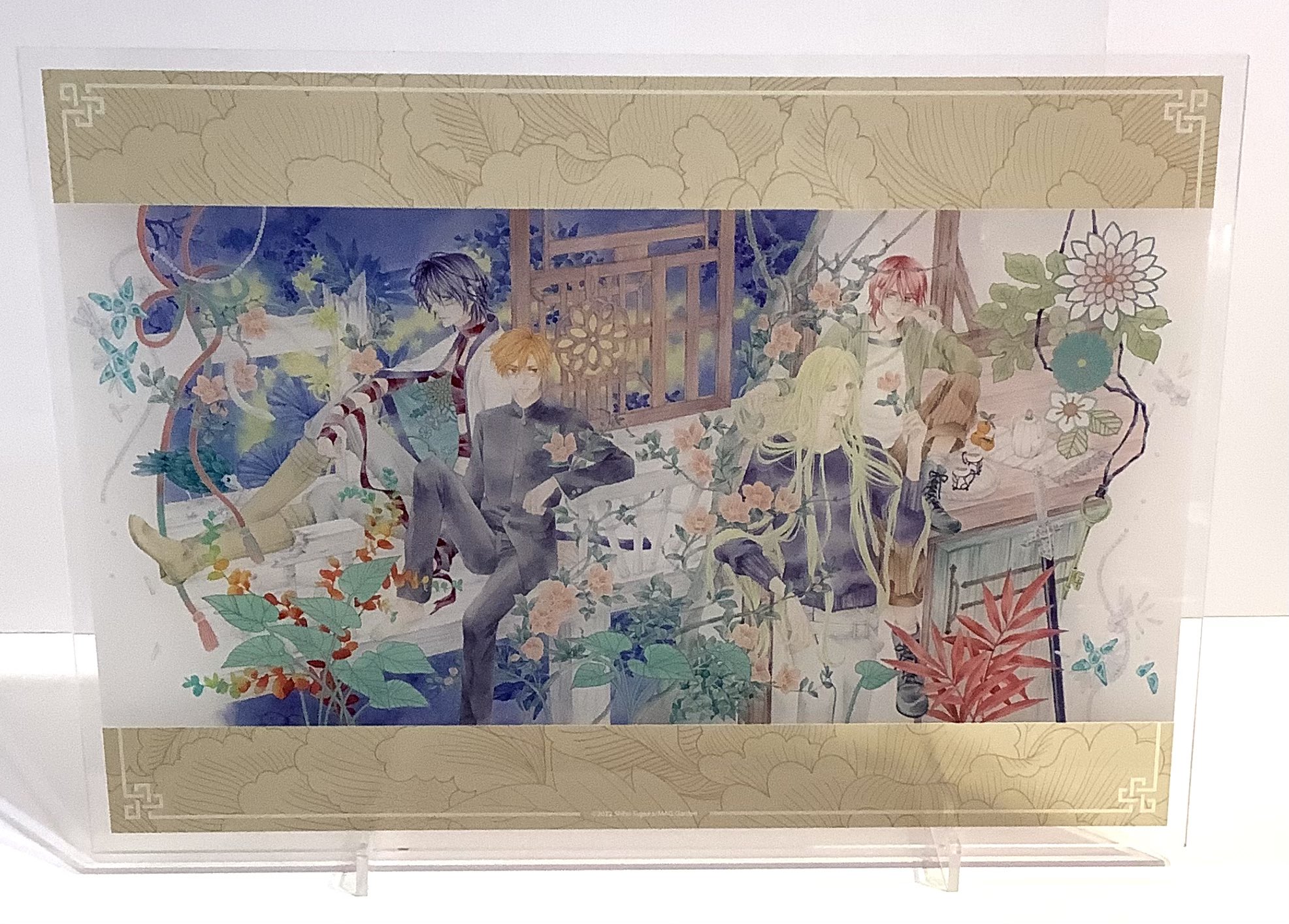 Marita 雪と墨 直筆サイン入 アクリルプレート Marita 雪と墨 直筆