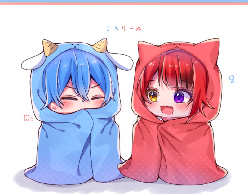 ミニころりぬ🫶🏻 #すとぷりギャラリー #ころんくん #莉犬くん