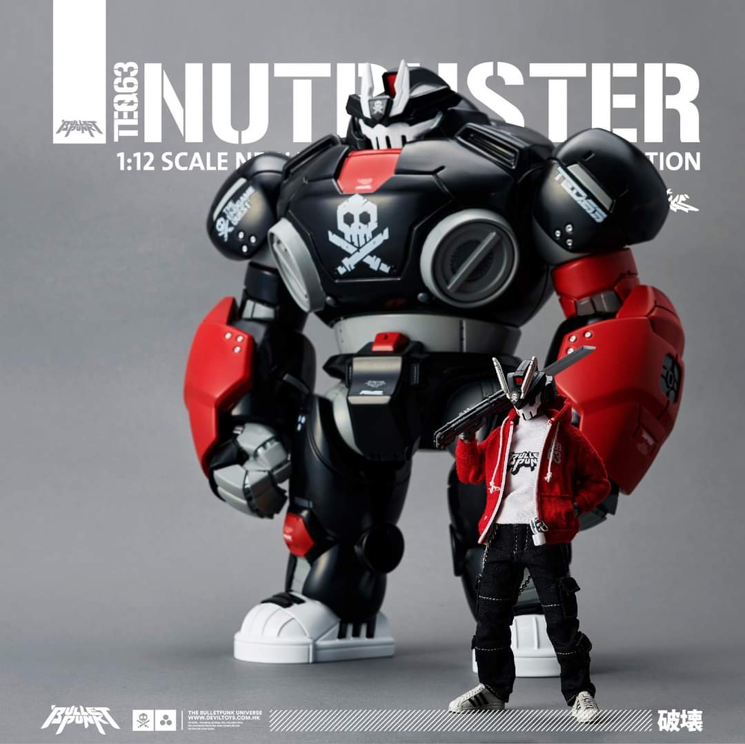 NUTBUSTER” 1:12 Action Figure 1:12 Scale Mech Suit + Pilot Action