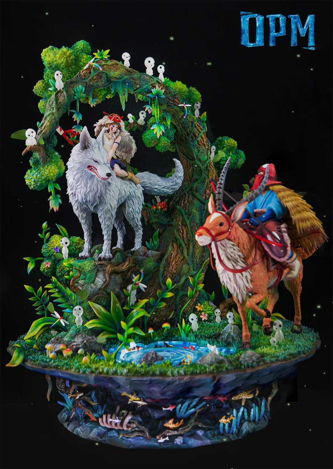 非売品 レア 劇場展示用 もののけ姫 卓上ディスプレイ フィギュア #BS