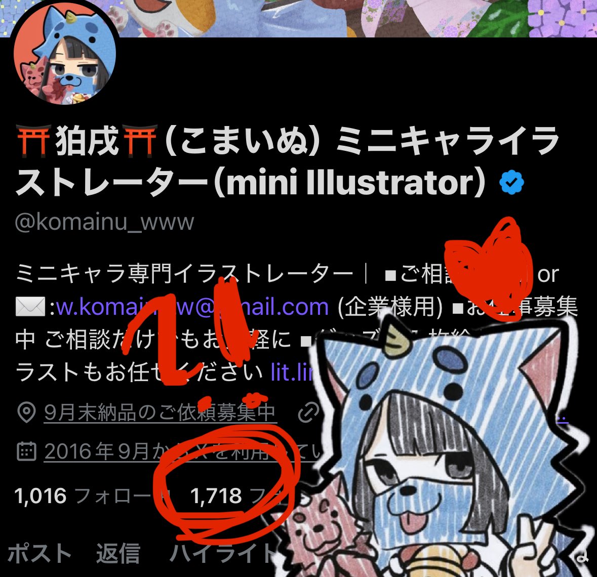 そういえば！！！ いつの間にか1700人通り越して1718人に