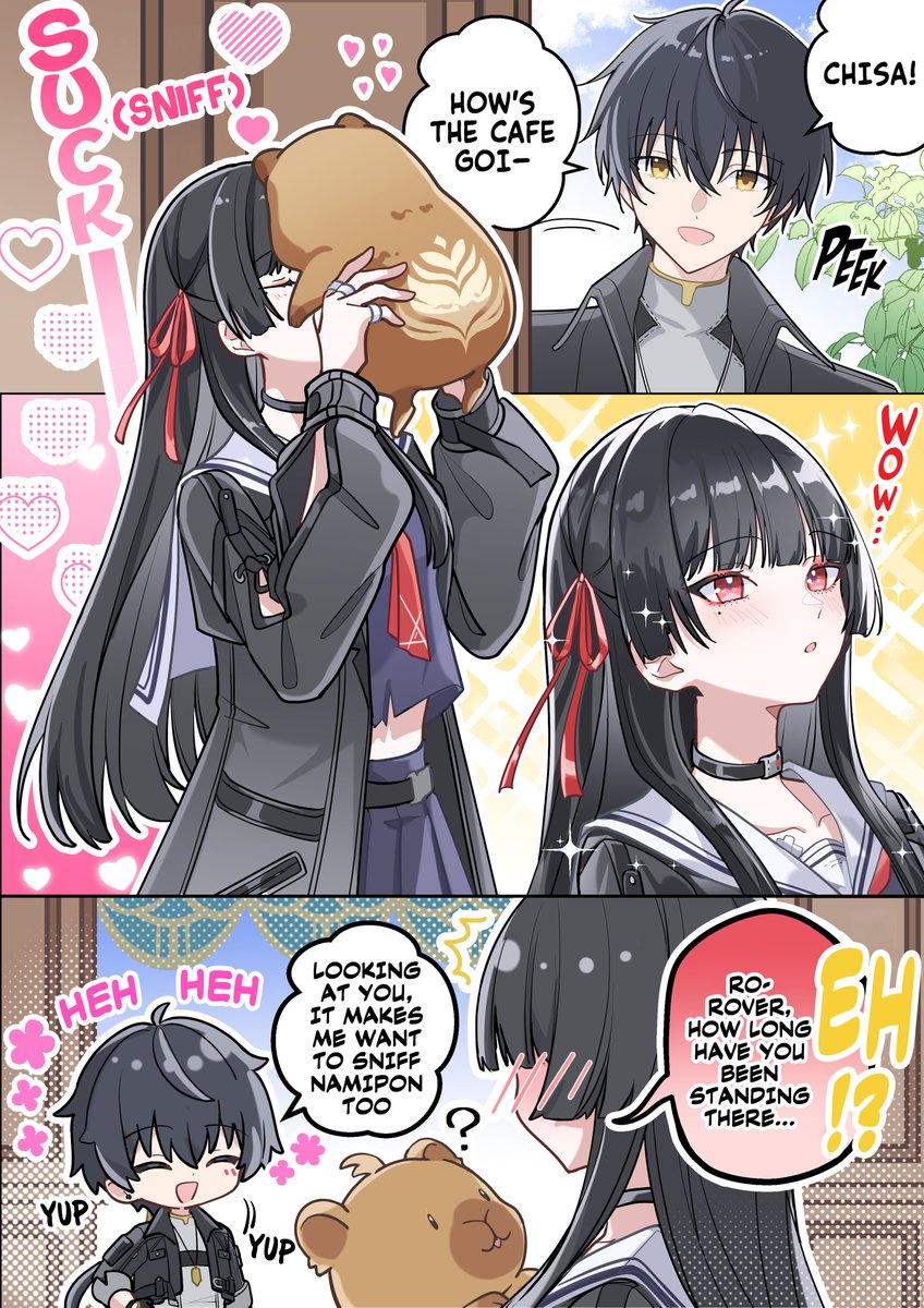 Chisa caught sniffing Namipon Translation and typeset into ENG