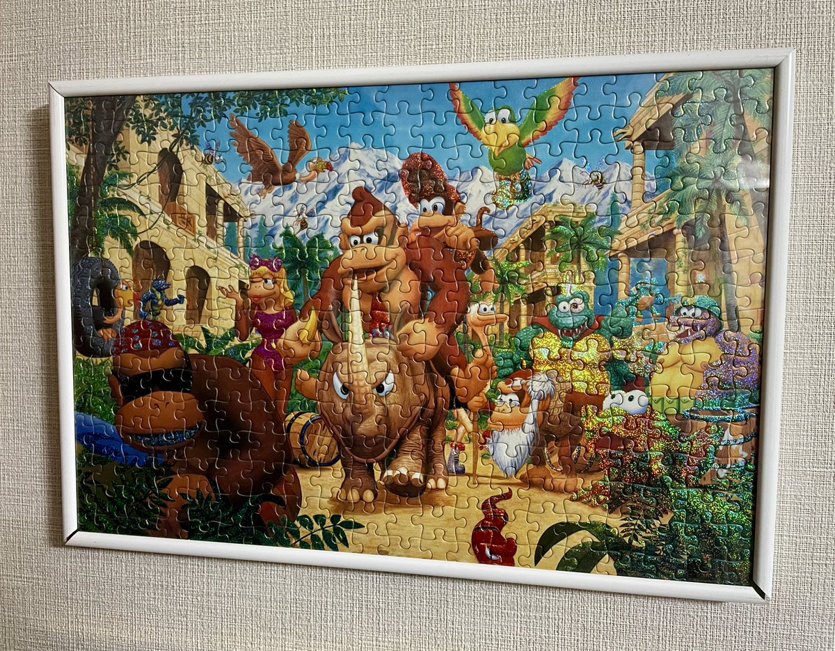 スーパードンキーコング 2 ワールド パズル 1000ピースウッド